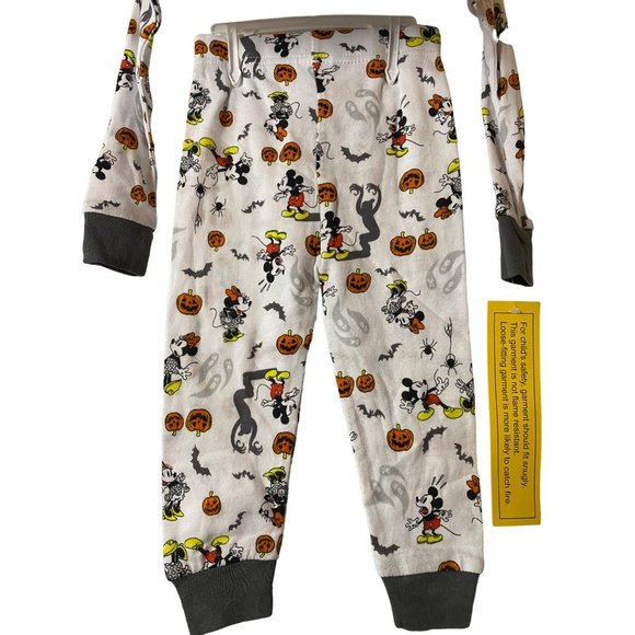 Mickey Minnie Mouse Halloween PJs‎ Kids Unisex Disney Family Sleep Snug - Picture 3 of 5